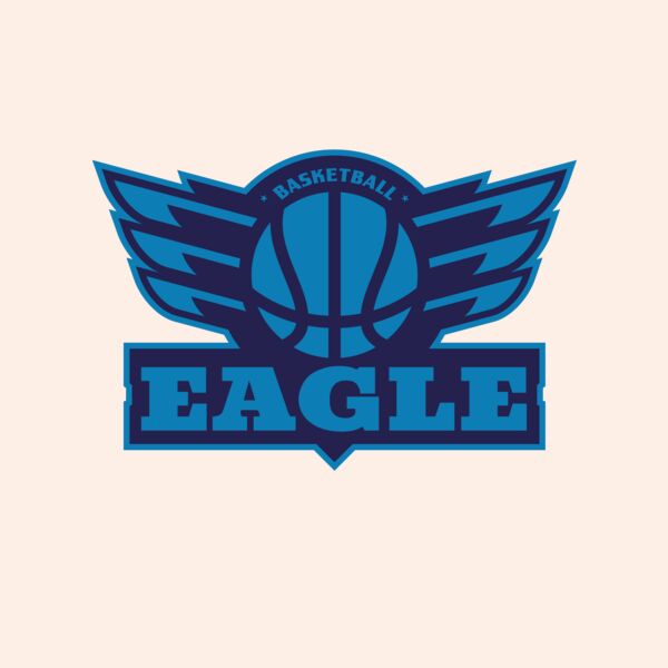 Eagle Basketball Logo Template Thumbnail