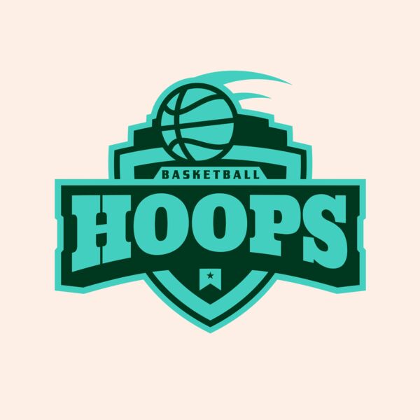 Hoops Basketball logo template 02 Thumbnail
