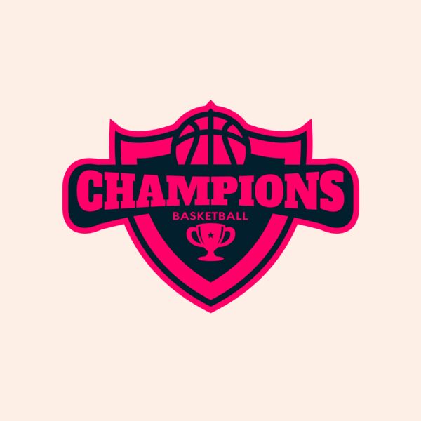 Champions Basketball League logo template Thumbnail