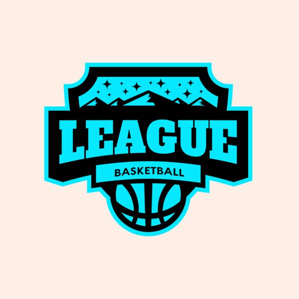 League Basketball logo template Thumbnail