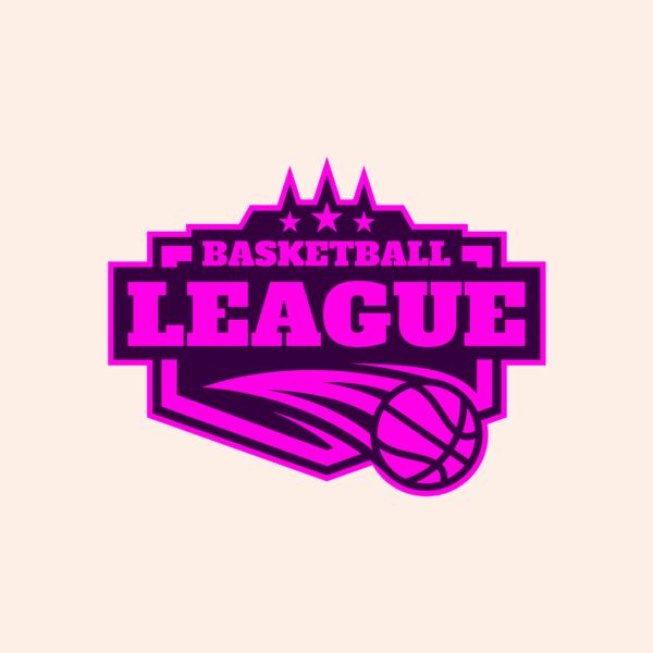 League Basketball logo template 02 Thumbnail