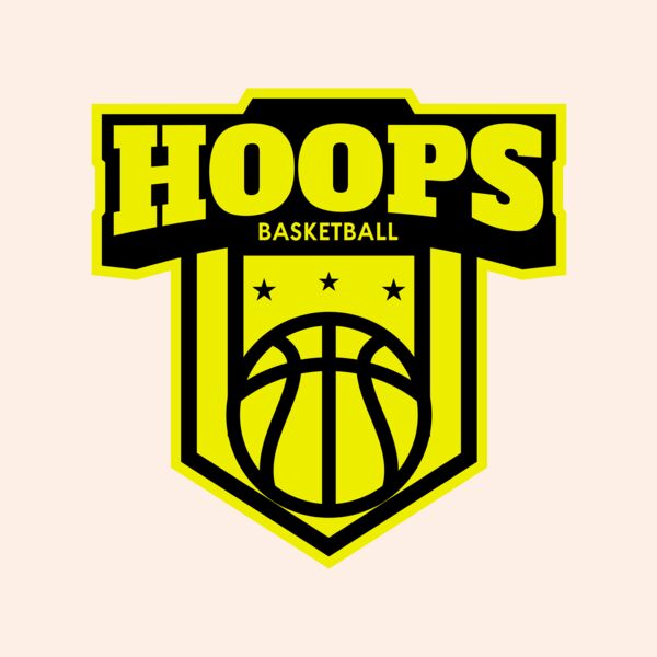 Hoops Basketball logo template 04 Thumbnail