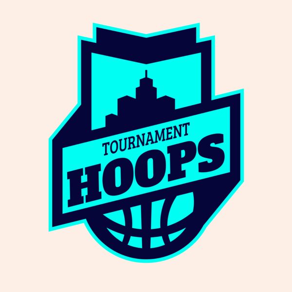 Hoops Tournament Basketball logo template Thumbnail