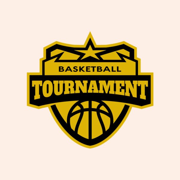 Tournament Basketball logo template 02 Thumbnail