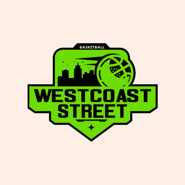 Westcoast Street Basketball logo template Thumbnail