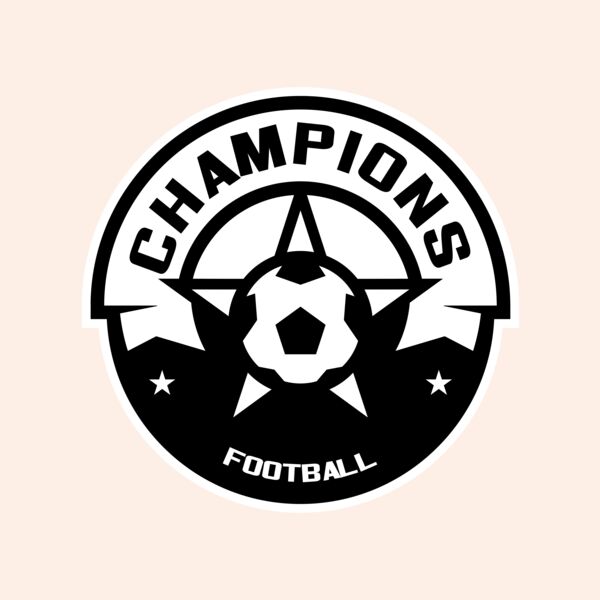 Champions Football logo template Thumbnail