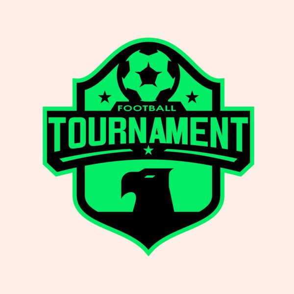 Tournament Football logo template 02 Thumbnail