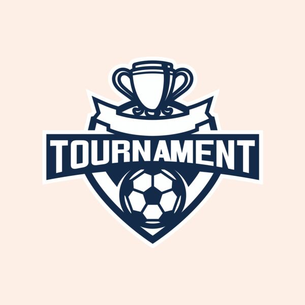 Tournament Football logo template 03 Thumbnail