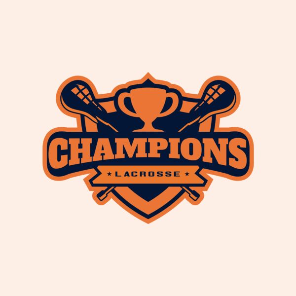 Champions Lacrosse Logo Template Thumbnail