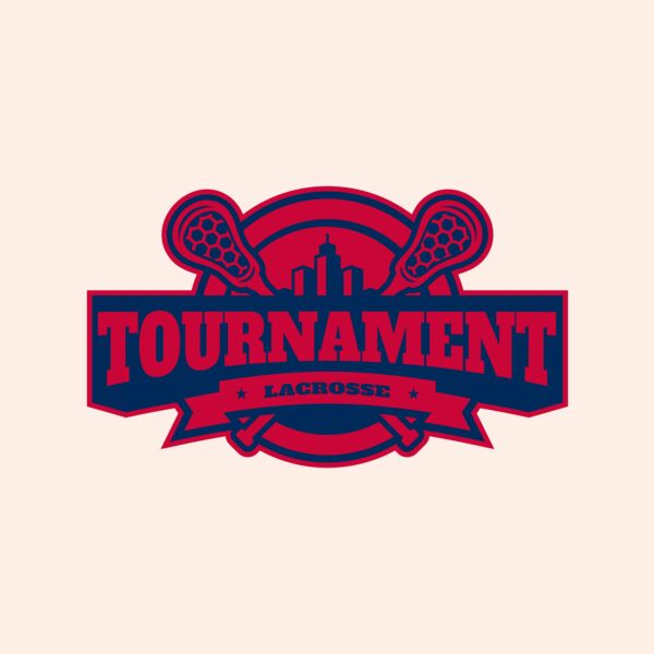 Tournament Lacrosse Logo Template Thumbnail