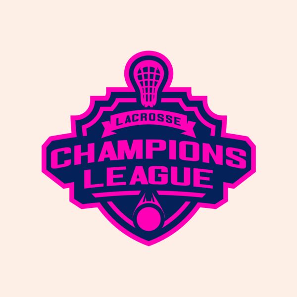 Champions League Lacrosse Team Logo Template Thumbnail