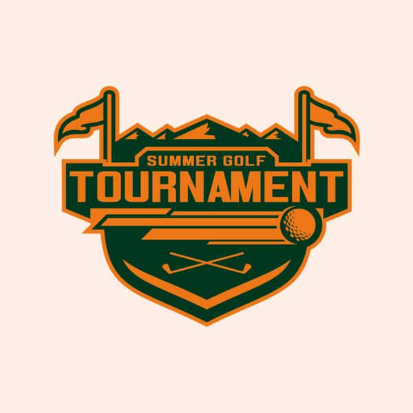 Tournament Summer golf logo template	02 Thumbnail