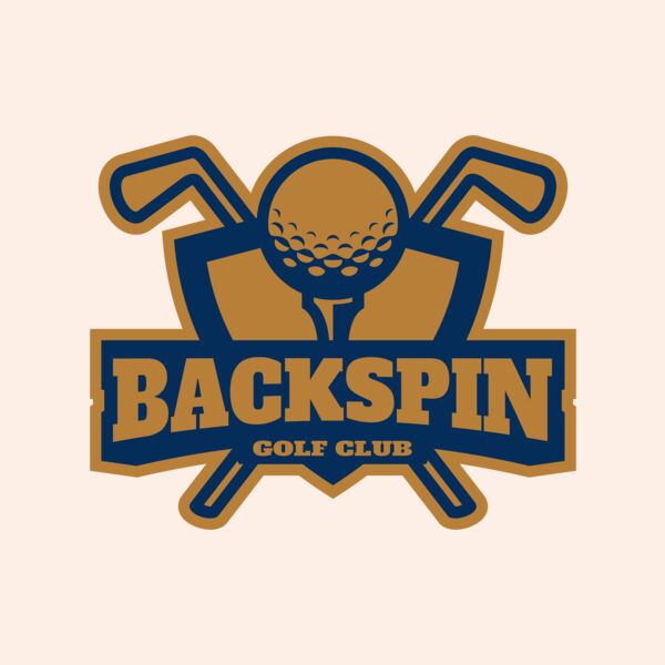Backspin Golf Club logo template Thumbnail