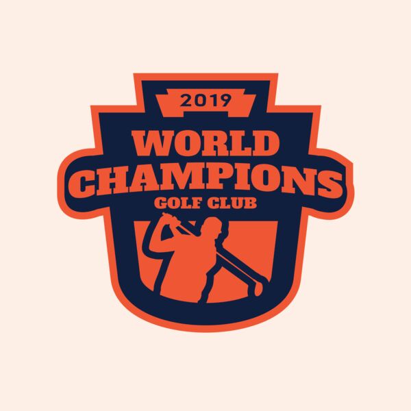 World Champions Golf club logo template Thumbnail