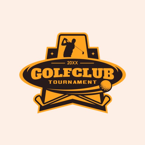 Golf club Tournament logo template 05 Thumbnail