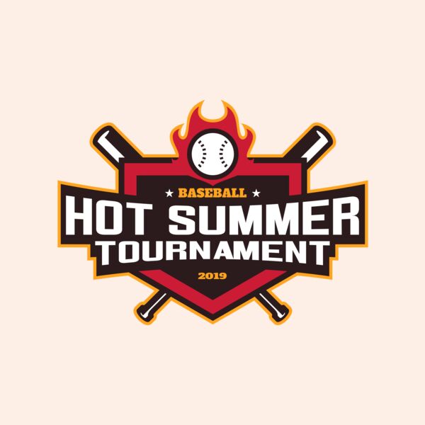 Hot Summer Tournament Baseball logo 01 Thumbnail