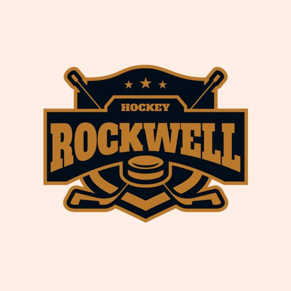 Rockwell Hockey logo template Thumbnail