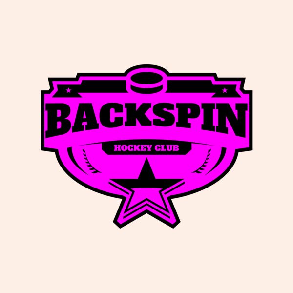 Backspin Hockey Club logo template Thumbnail