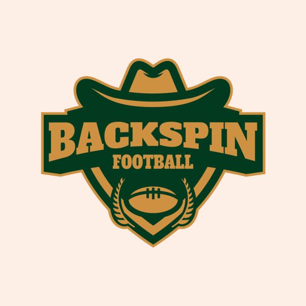 Backspin Football logo template Thumbnail