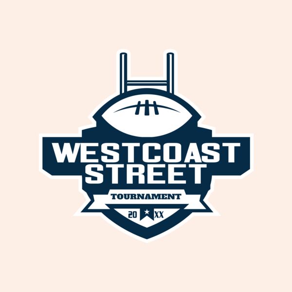 West Coast Street Tournament logo template Thumbnail