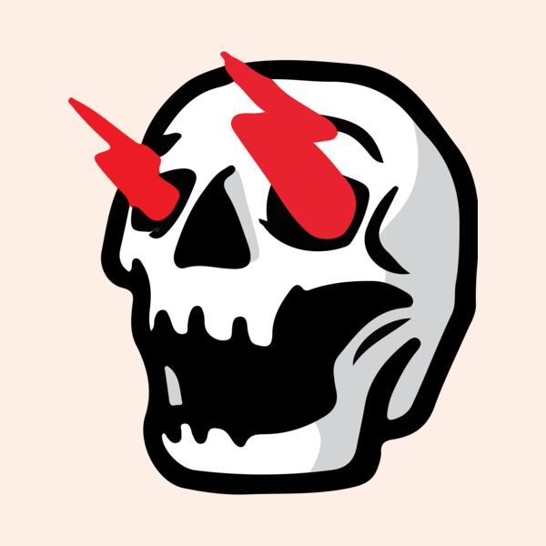 Elements Skull logo template Thumbnail