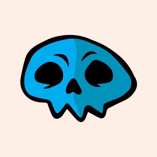 Elements Skull logo template 02 Thumbnail