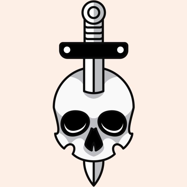 Elements Skull logo template 07 Thumbnail