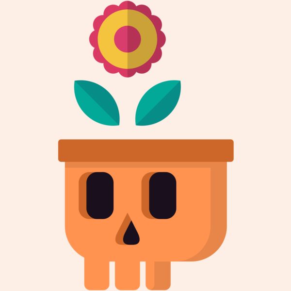 Elements Skull logo template 08 Thumbnail