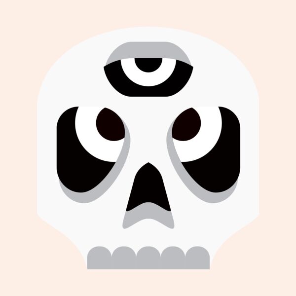 Elements Skulls logo template 18 Thumbnail