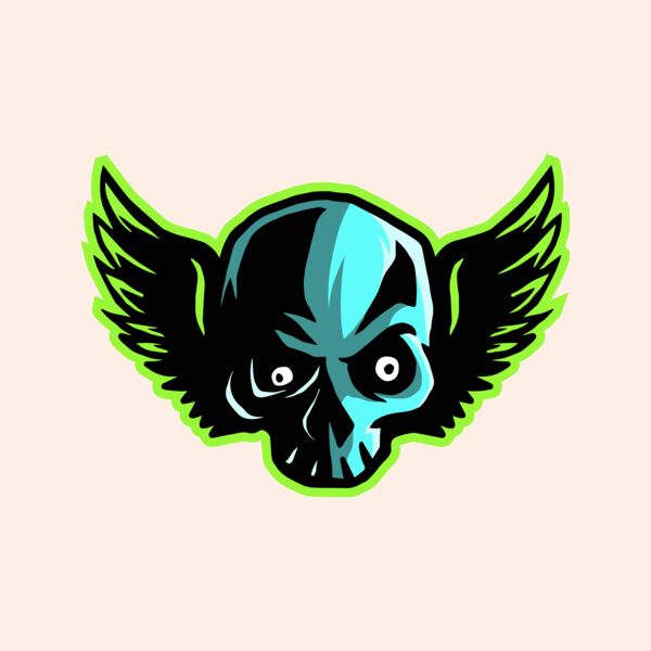 Elements Skulls logo template 180 Thumbnail