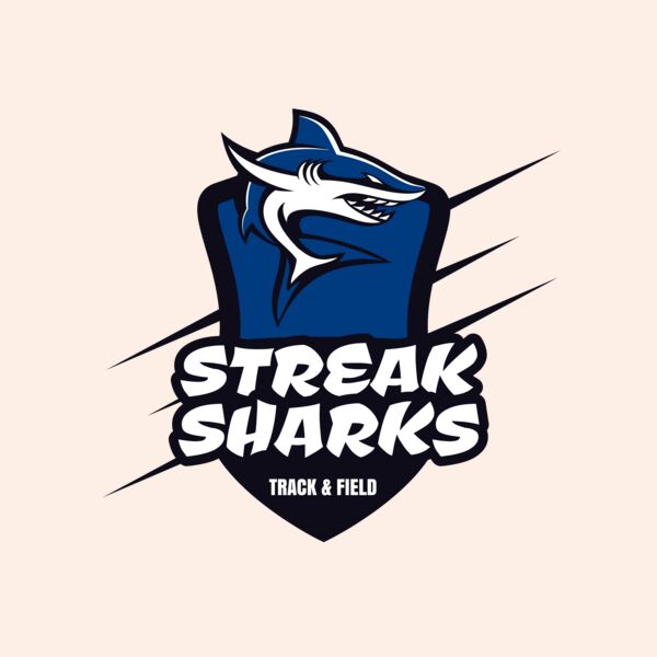 Sharks Track & Field Team Logo 01 Thumbnail