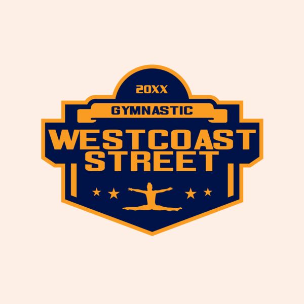 West Coast Street Gymnastic logo template 02 Thumbnail