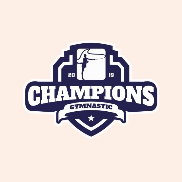 Champions Gymnastic logo template 02 Thumbnail